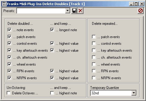 Delete Doubles