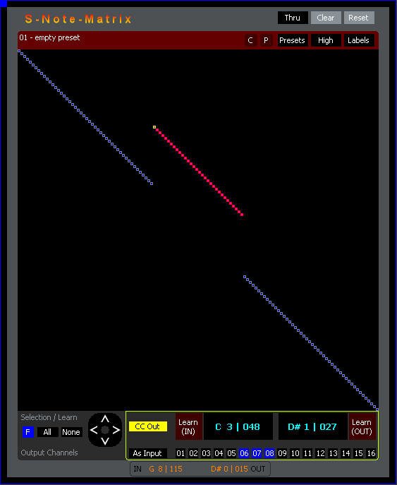 S-Note-Matrix